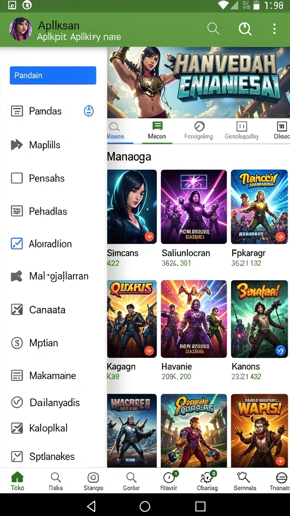 gogo77 - Tampilan antarmuka yang menarik dan intuitif.
