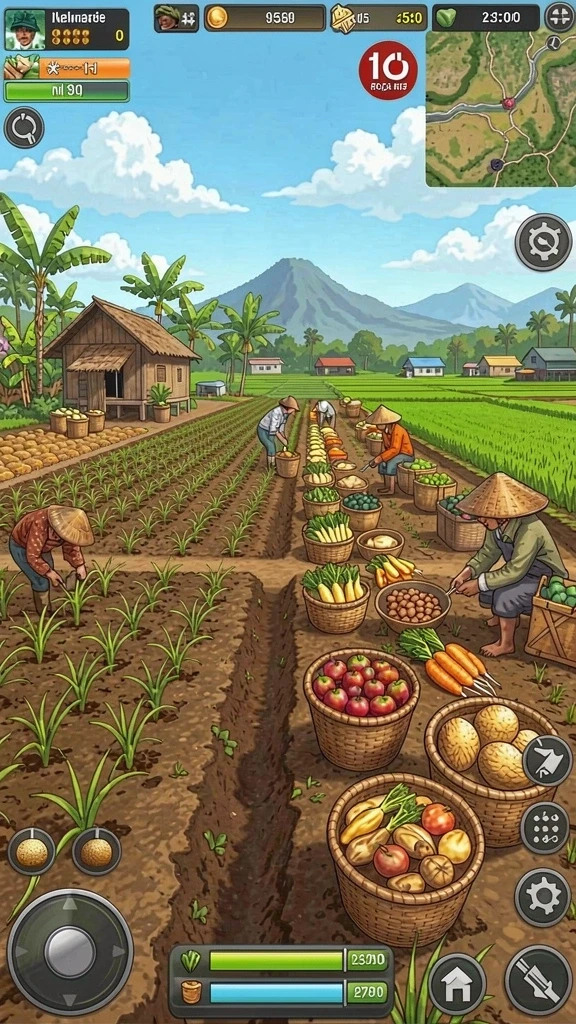 kakrp - Tangkapan layar menampilkan karakter utama dalam misi penting.