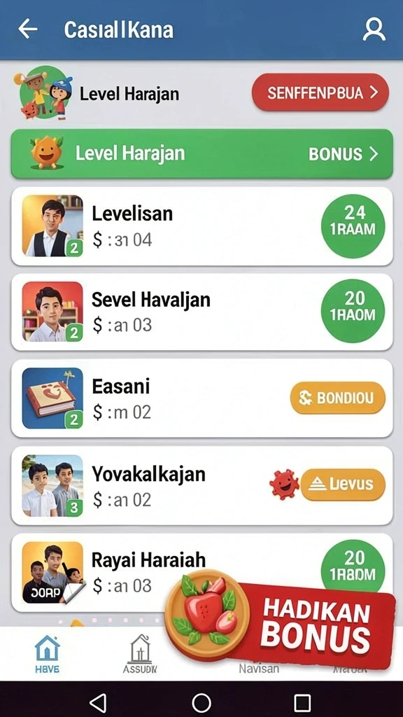 latoto - Tampilan antarmuka pengguna yang menarik dan intuitif.