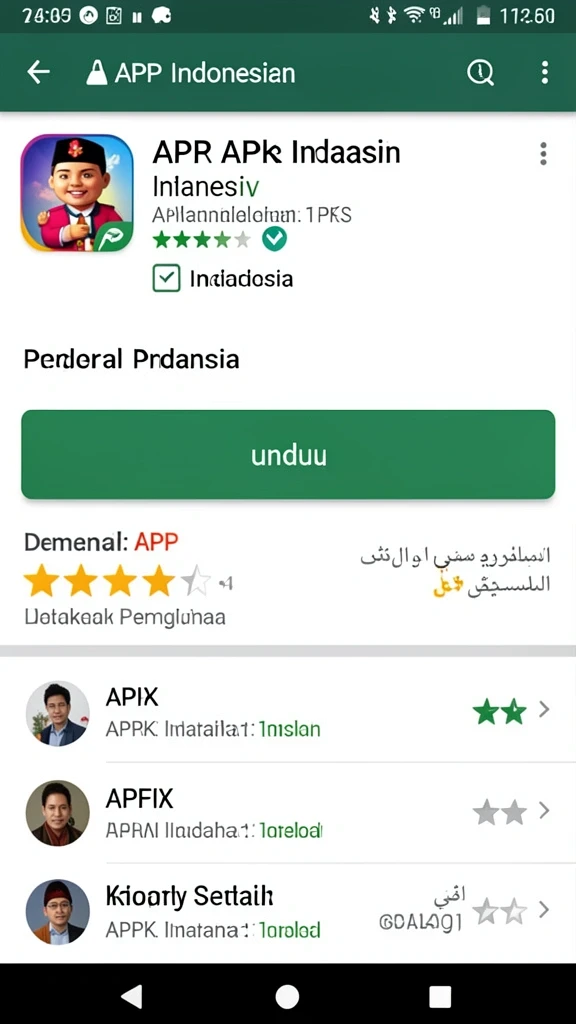 merdekawin - Karakter dengan desain yang unik dan menarik.