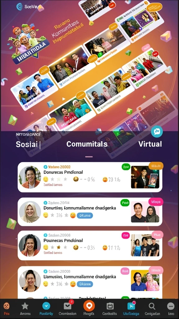 ocatoto - Screenshot menampilkan lingkungan permainan yang berwarna-warni.
