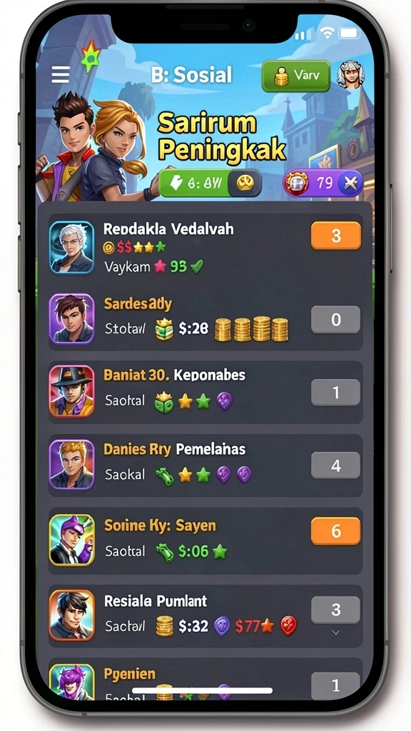 rploot - Screenshot 2 menampilkan tantangan seru yang bisa diikuti.